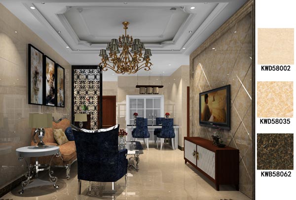 银河集团9873cm家装：佛山保利紫山国际115㎡欧式气概装修鉴赏