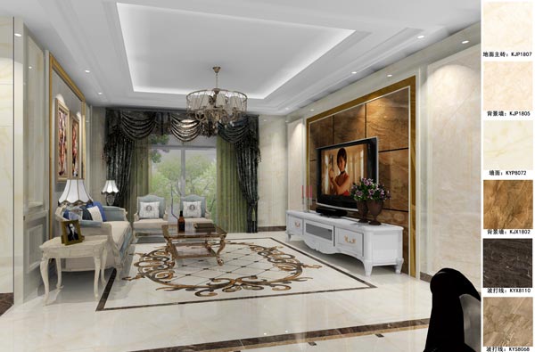 银河集团9873cm家装：：：天津廊坊塞纳荣府148㎡简欧气概装修鉴赏