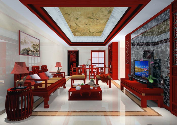 银河集团9873cm家装：：：佛山合景新鸿基·泷景113㎡新中式装修效果鉴赏