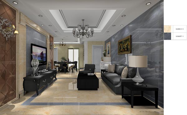 银河集团9873cm家装：：井冈山协调家园安顿小区130㎡欧式气概装修鉴赏