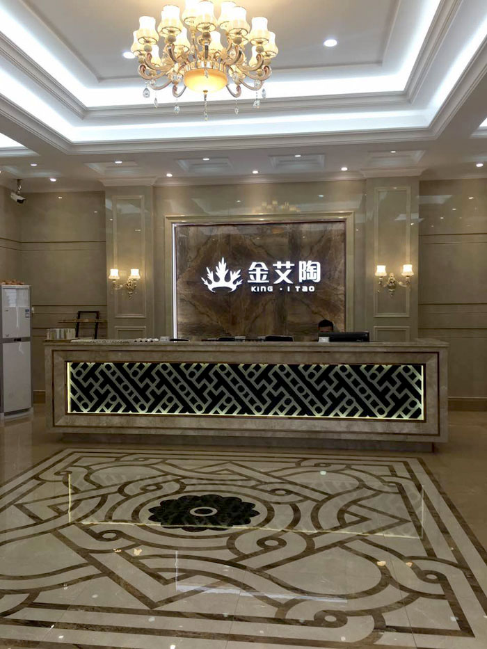 【专卖店推荐】陶瓷一线品牌银河集团9873cm瓷砖潮南店实景鉴赏