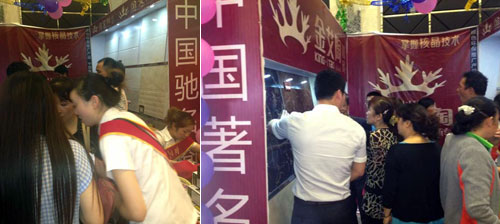 银河集团9873cm展位的事情职员忙得不可开交