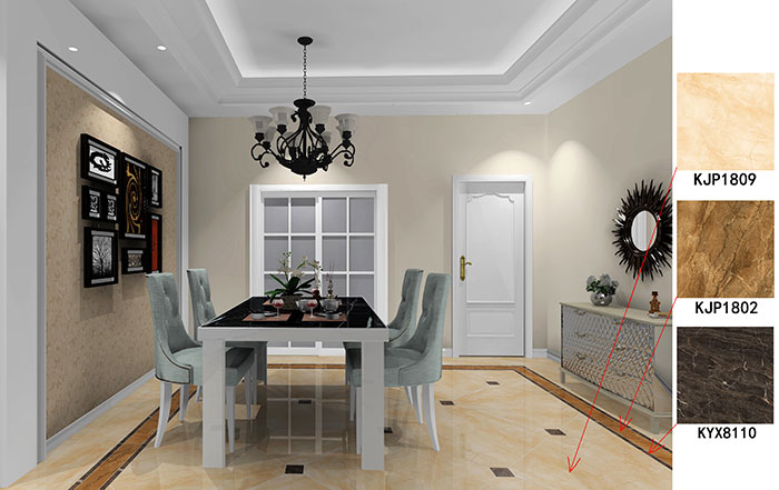 大沥碧桂园·华府装修案例餐厅效果图