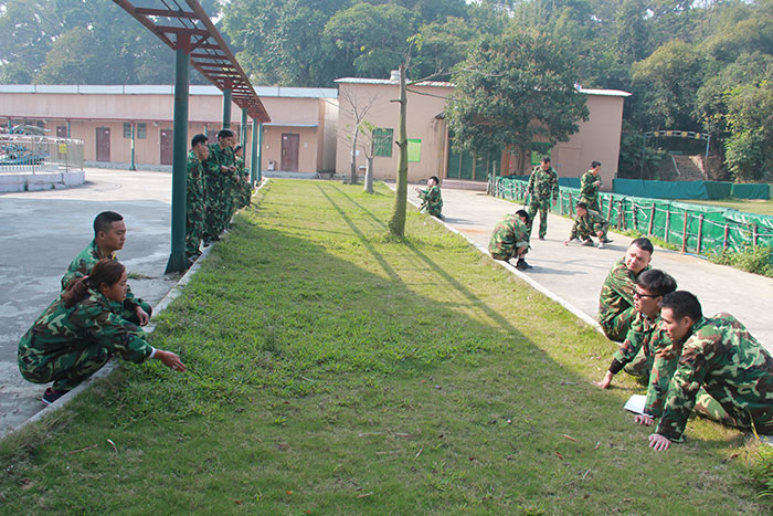 2017年2月13-15日，银河集团9873cm“虎狼道”户外拓展训练圆满竣事